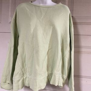 Zara light green sweatshirt. Size medium